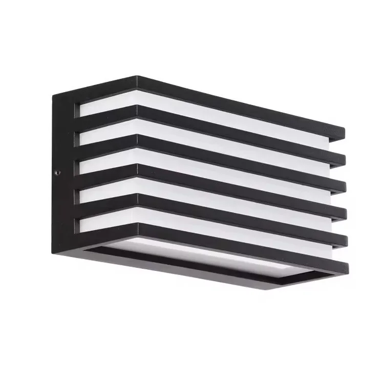 outdoor ip65 waterproof aluminum metal housing modern minimalist led wall lamp