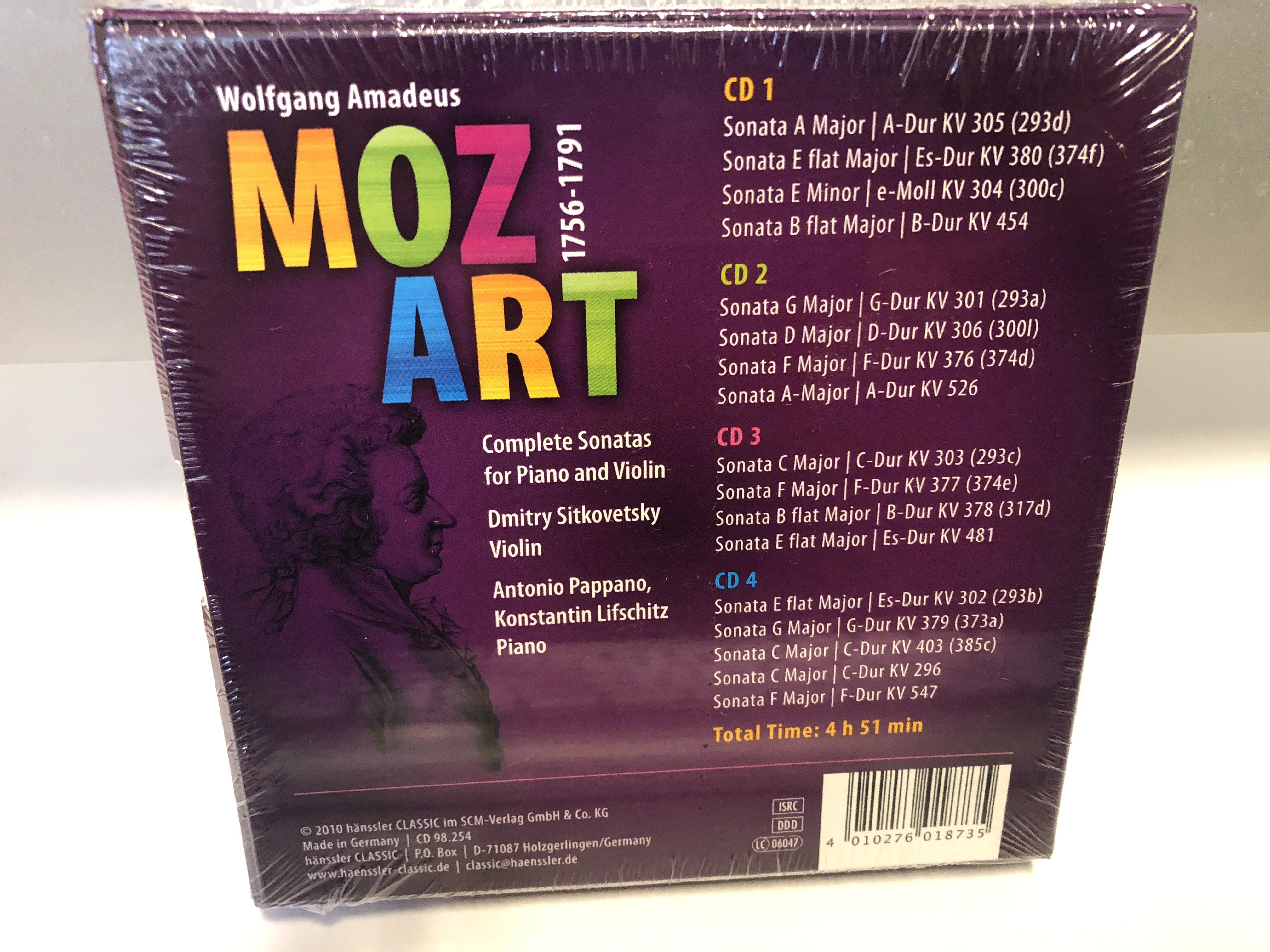 Mozart The Sonatas for Violin and Piano