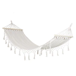 Travel Folding Double Macrame Hammock For Room