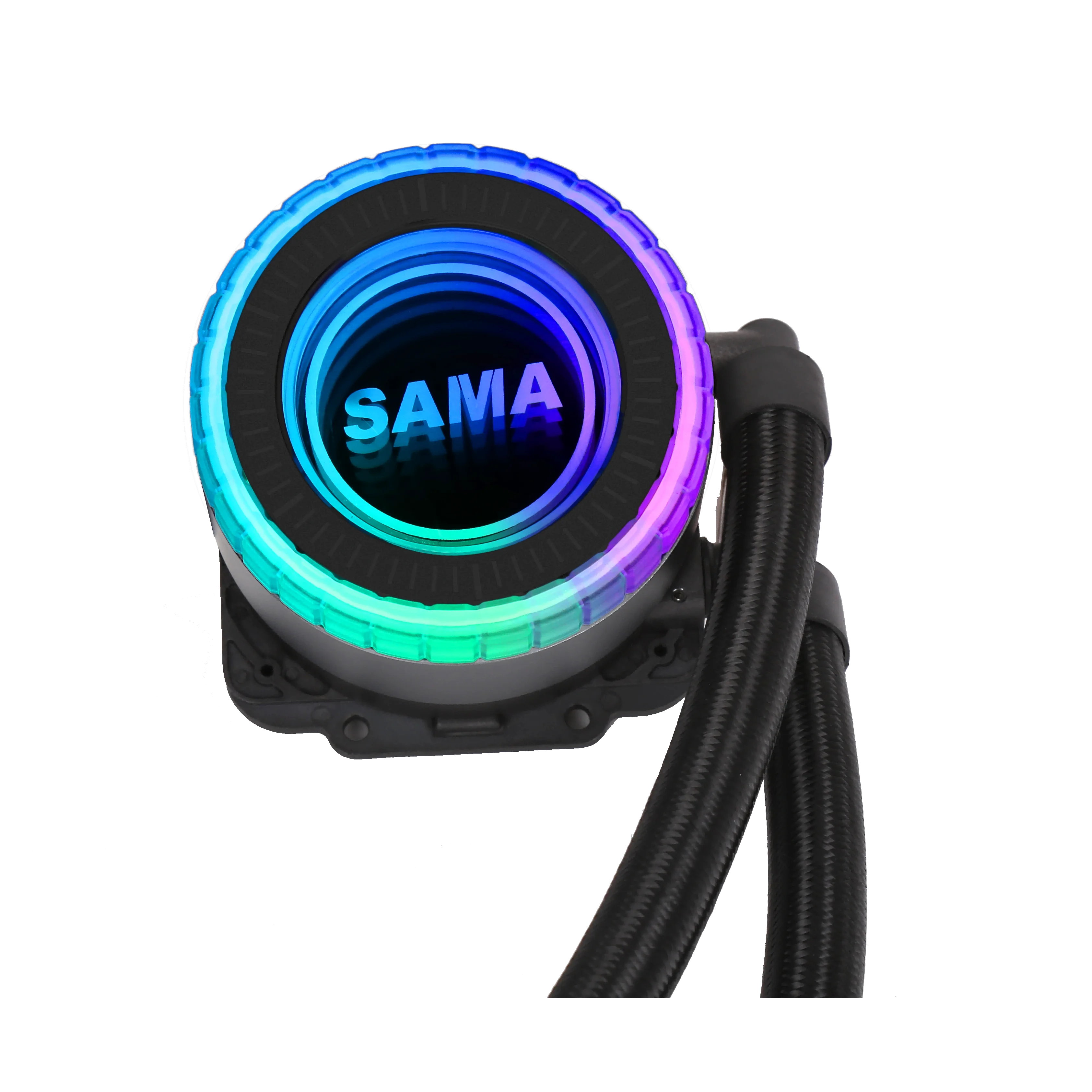 Компьютерный медный радиатор SAMA RGB для теплоотвода ПК am4 gpu aio lga1200, набор для охлаждения жидкости процессора, теплоотвод на заказ