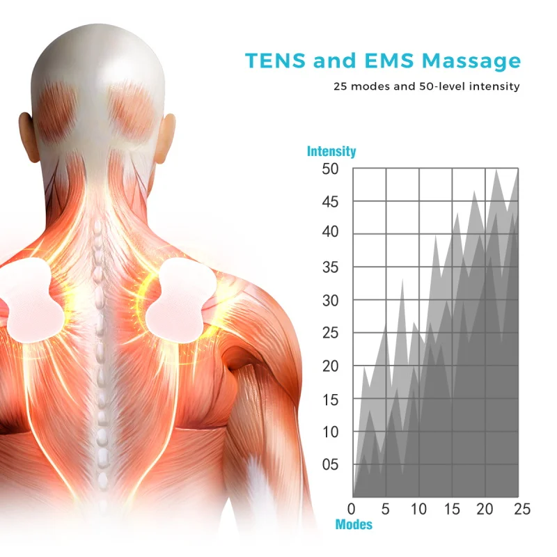 tens machine physiotherapy rechargeable tens ems machine with slipper
