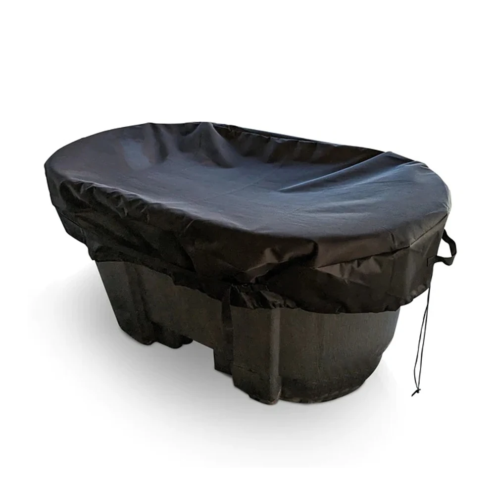 50/100/150/300 Gallon bucket bathtub cover oxford cloth sun and rain proof waterproof water tank cover