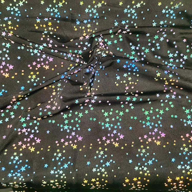 High Visible Lycra Printed Reflective Knitting Fabric for Making Jackets
