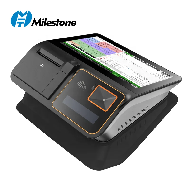 MHT-D1 Touch 11.6 inch all in one touch screen pos terminal with in-built printer restaurant pos terminal