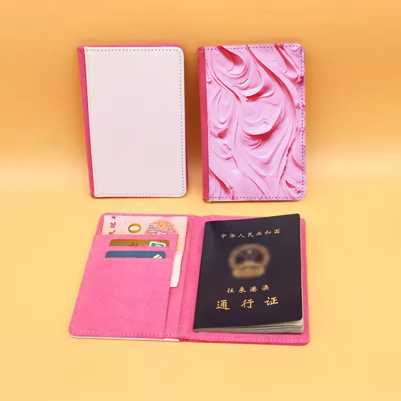 Стильный деловой стиль водонепроницаемый Дорожный Чехол на паспорт заказ из искусственной кожи держатель для визитных карточек сублимации