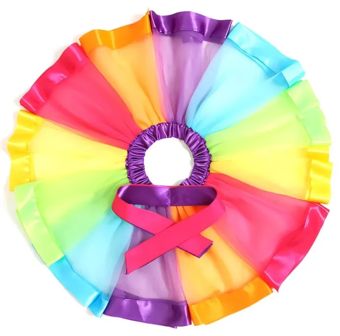 Factory high quality girls  ballet tulle dance ballet skirt tutu skirt
