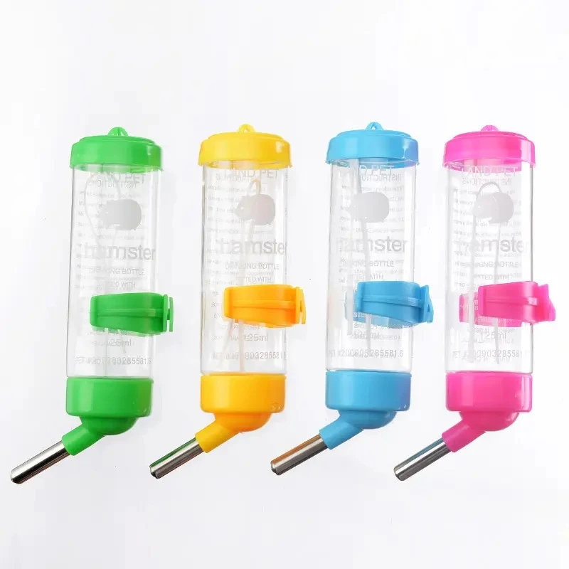 Anti leakage water 2 in 1 hamster hanging water bottle pet hamster water bottle for Golden Bear