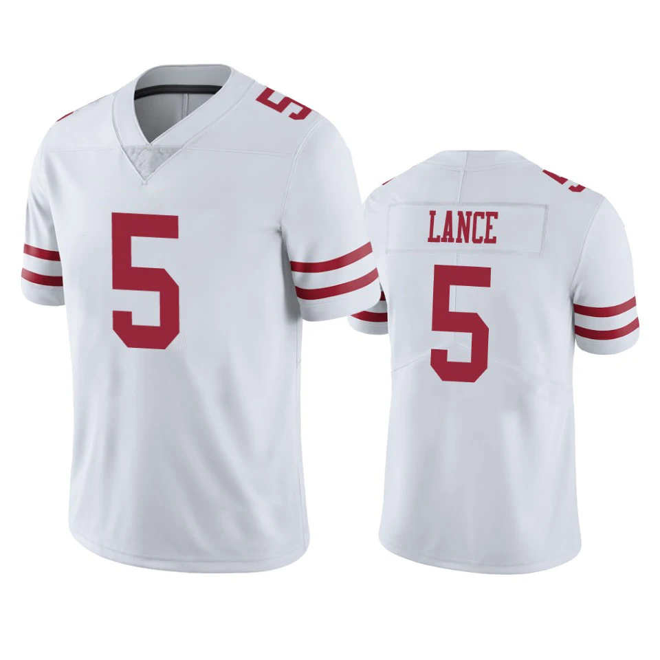 Мужская футбольная майка 85 George Kittle 54 Fred Warner 97 Nick Bosa 19 Samuel
