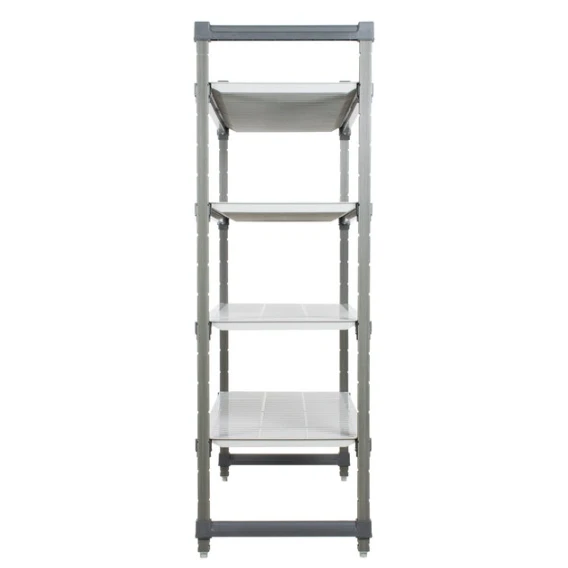 Cambro Elements Plastic 4 Tiers Kitchen Storage Shelving Commercial Rack Restaurant Kitchen Food Storage Rack