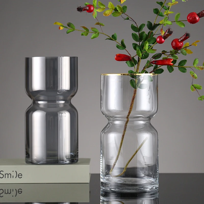 Top quality flower vase nordic glass vase glass vase for flowers