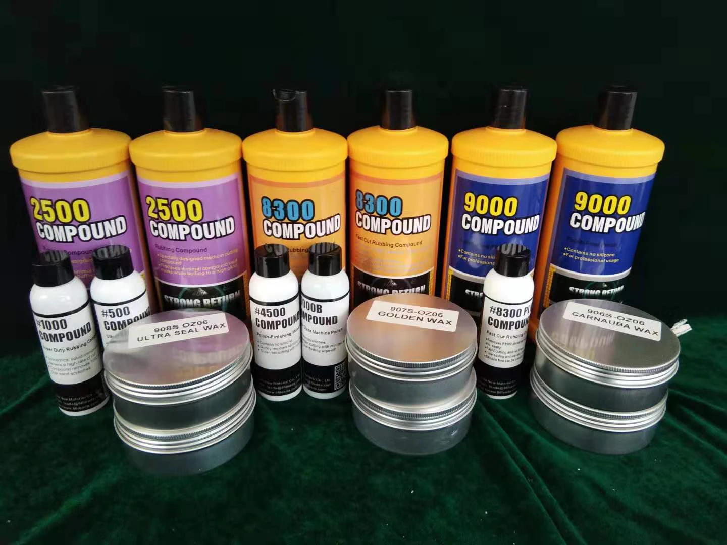 water based and Silicone Free polish compound rubbing compound for car paint refresh and paint correction
