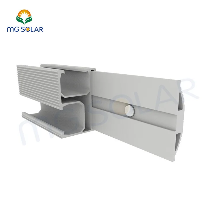 Aluminum Solar Mounting Rail Splice Solar Roof Racking Rail Splice Structure Solar Related Products