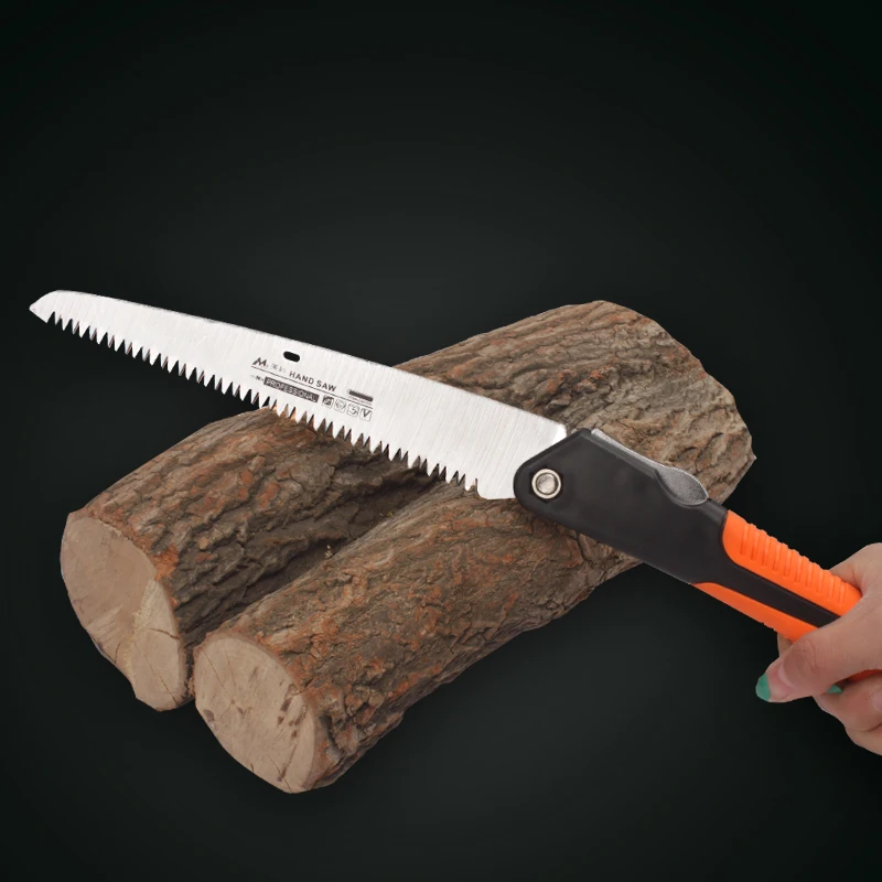 Домашнее лезвие для выживания, стальное лезвие для резки, деревянный ручной вытяжной садовый складной пильный инструмент