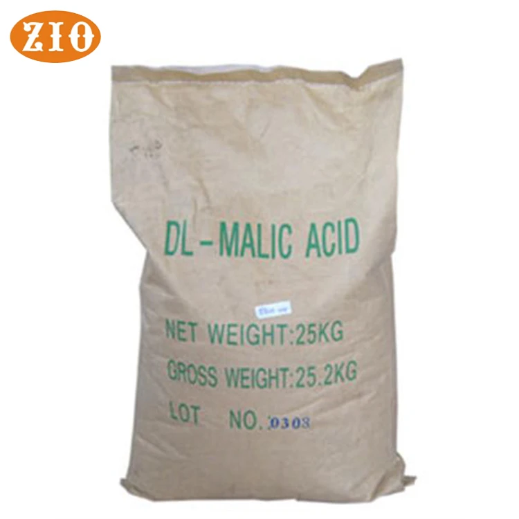 100% Natural malic acid CAS 6915-15-7 for acid regulator malic acid food grade