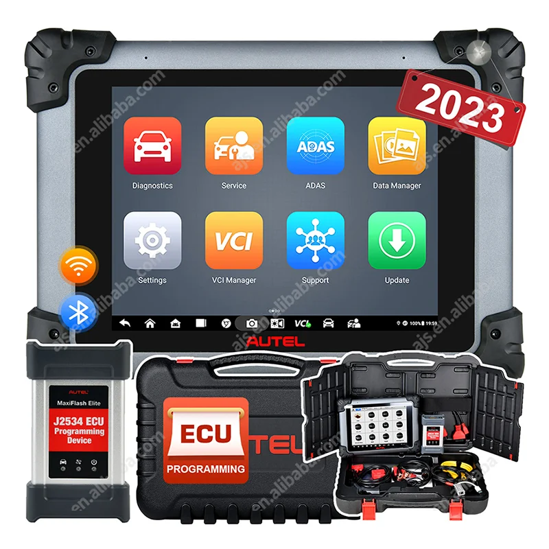 2023 Autel Scanner MaxiSys MS908S Pro II Android 10 Advanced CPU Coding Programming Diagnostics Tools Upgraded of MS908SP