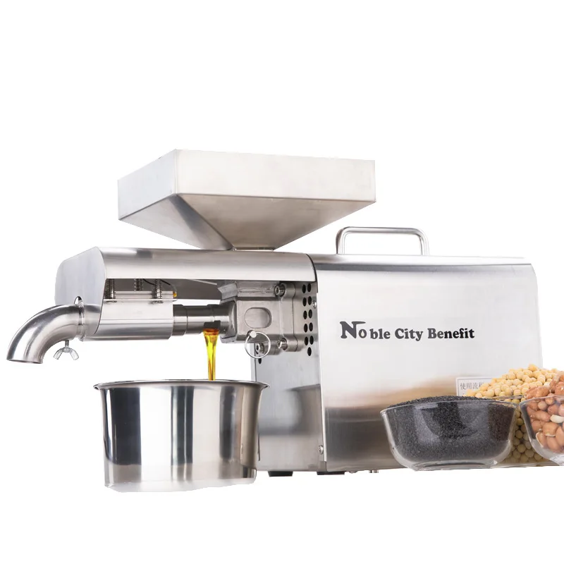 4-6 kg/h Automatic stainless steel Family type cold pressing mini coconut oil press machine