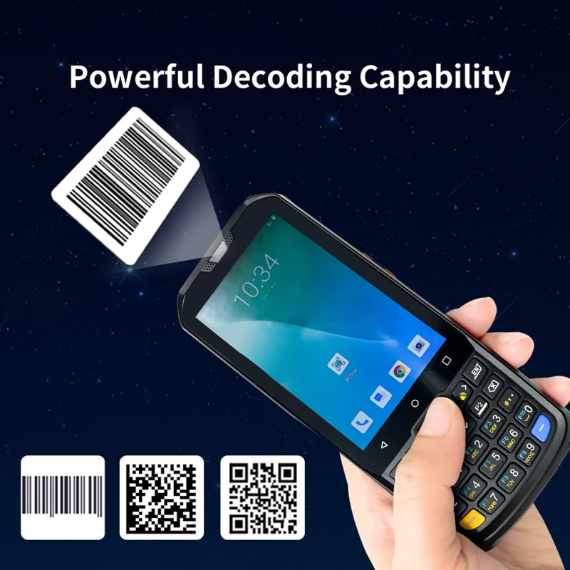 JINGXIN pda rug handheld rfid pda for sale,pda android scanner with USB WIFI BLUETOOTH
