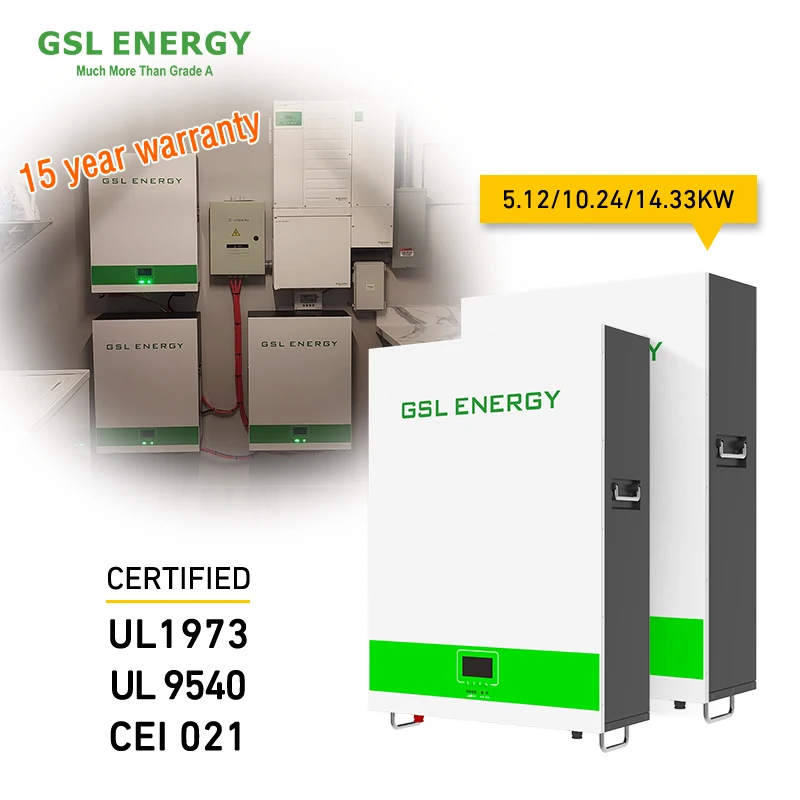 GSL Energy 15 Years Warranty Lithium Ion Solar Power Wall Storage 48V 100Ah 10Kwh 20Kwh Powerwall 12v 200ah lifepo4 battery pack