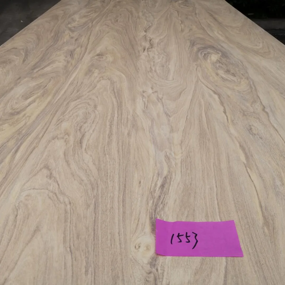 Wooden grain color  melamine laminated coated plywood for making furniture