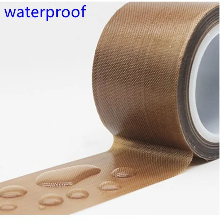Heat Resistant Anti-corrosion Non Stick White Brown Black Pressure Sensitive PTFE Coated Glass Fiber Fabric Adhesive Film Tapes