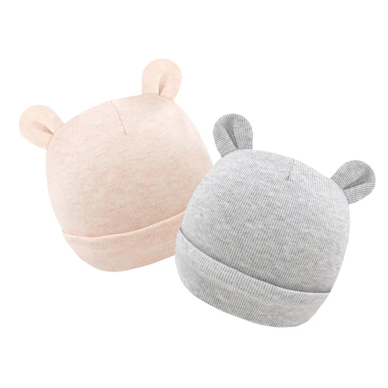 Шапки для новорожденных мальчиков и девочек облегающие шапки шапка 0-6 месяцев 100% хлопок