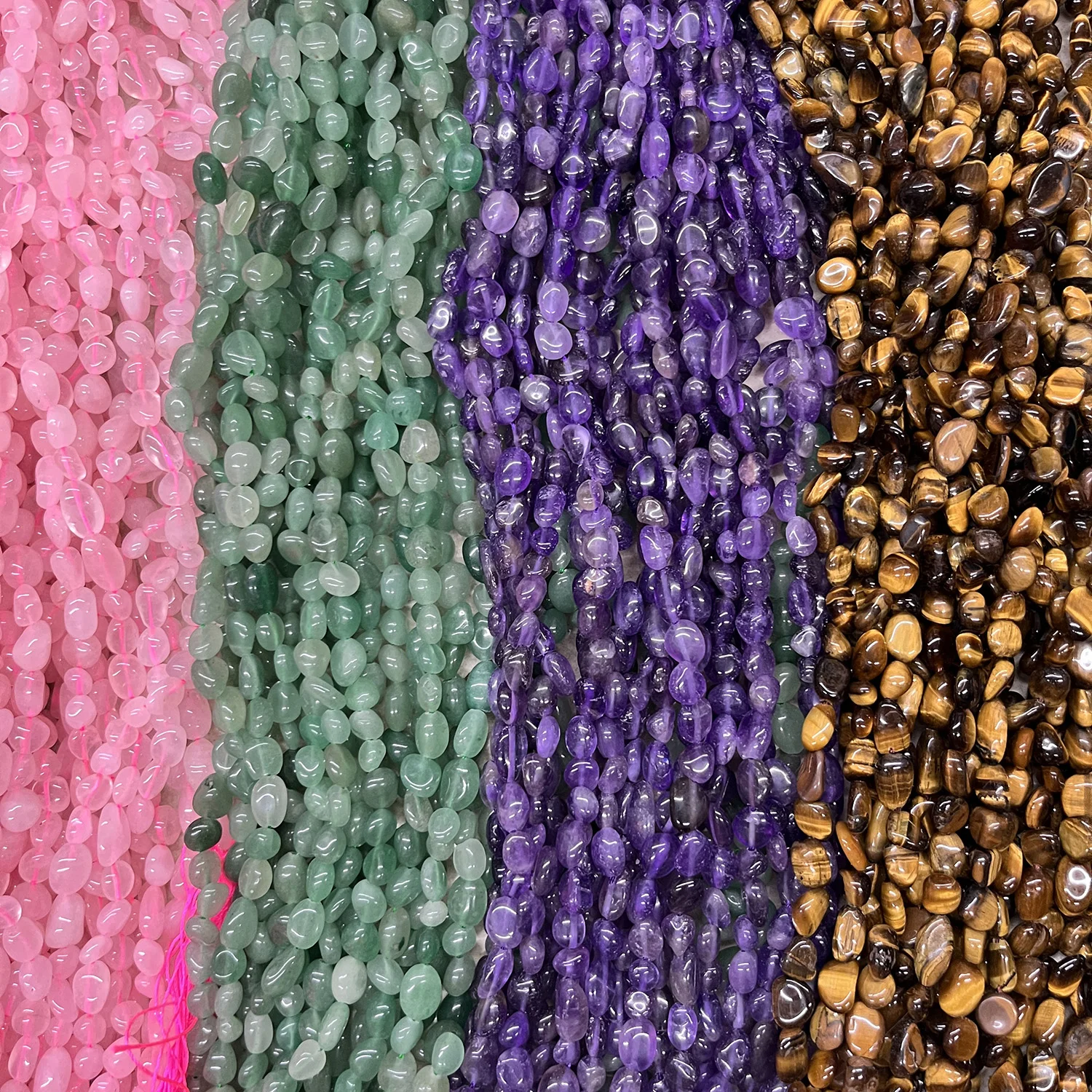 Wholesale stone beads 50 pcs per strand 6-8mm random shape irregular natural stone beads