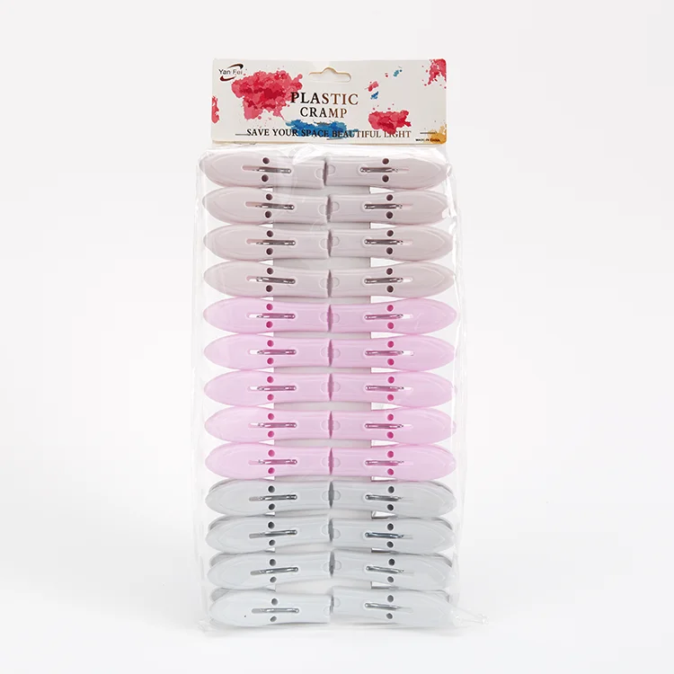 26 pcs/ set Quality Assured Durable Using Various Clothes Pegs Plastic Round Large Anti Wind Peg