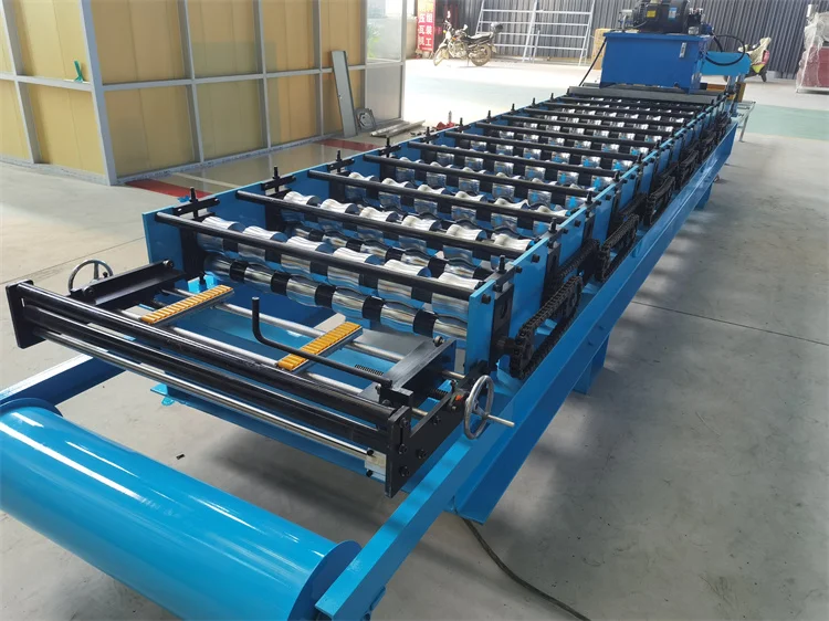 High Speed Roof Servo Glazed Tile Making Machine Online Shopping Malaysia Steel Water Pump Making Machine Engine Gutter 15 M/min