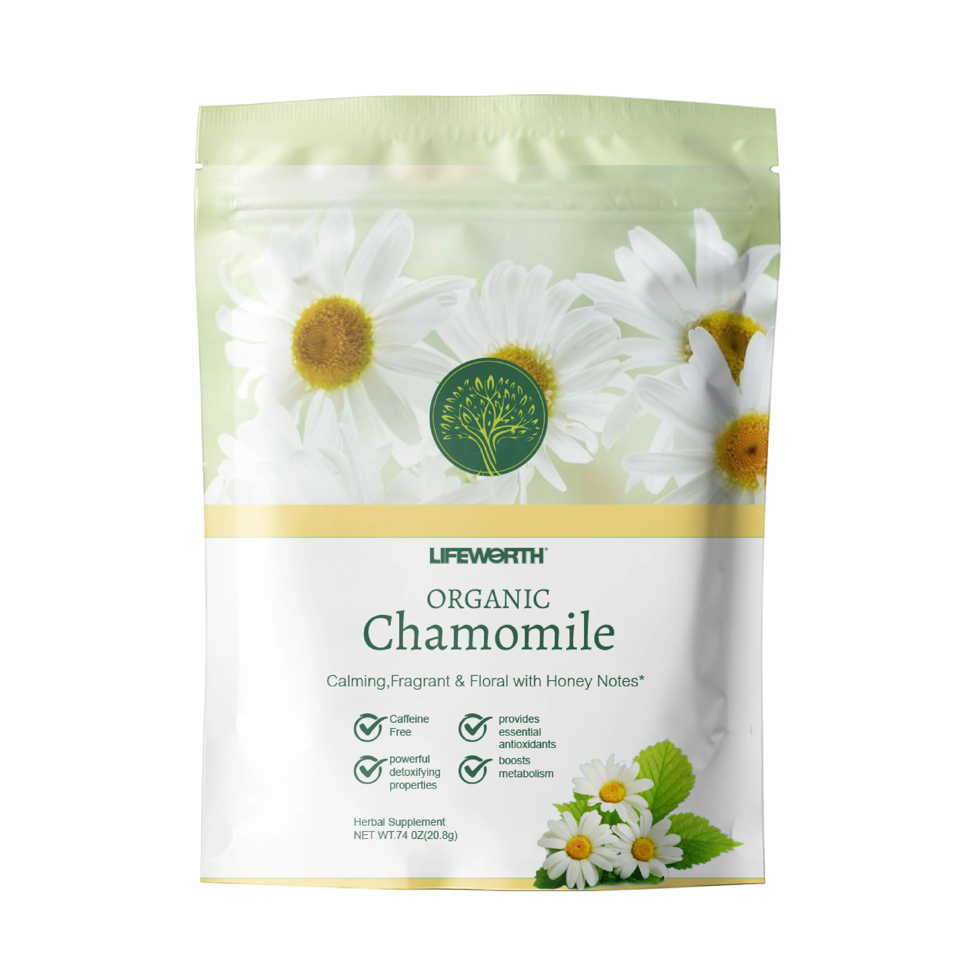 Lifeworth OEM ромашковый чай для сна травяной органический быстрого