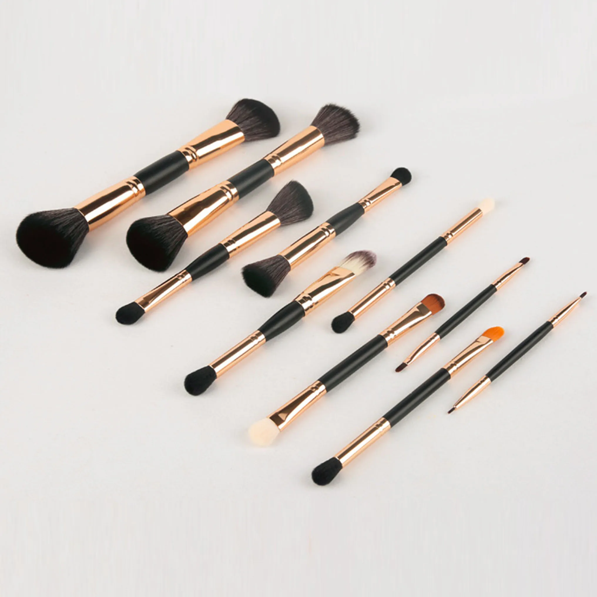 10pcs double head makeup brush set 2023 dual new hot selling make up brush set dual side cosmetics brushes sets