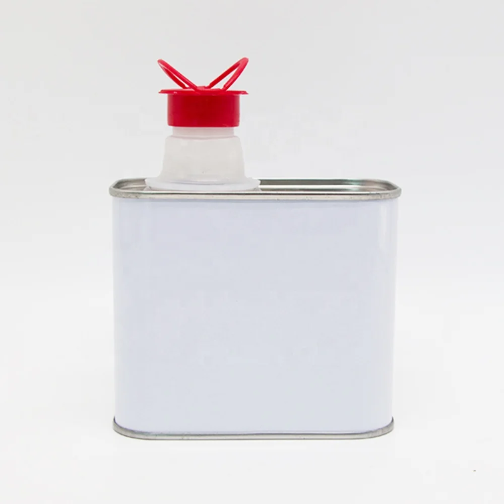 Wholesale 500ml metal tin can container print square empty motor engine oil tin cans