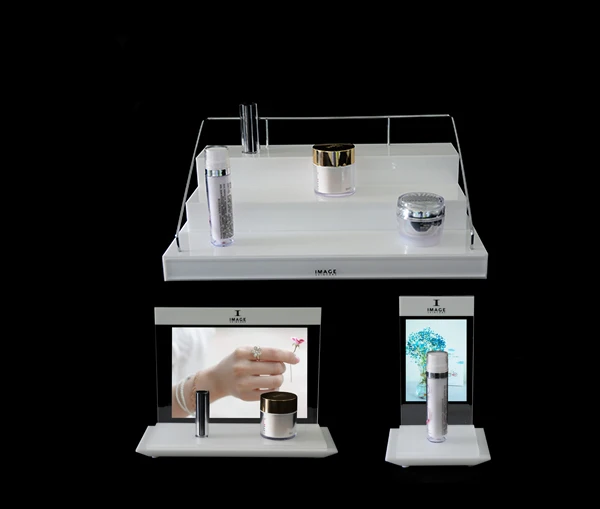 Pop custom countertop Acrylic Cosmetic display