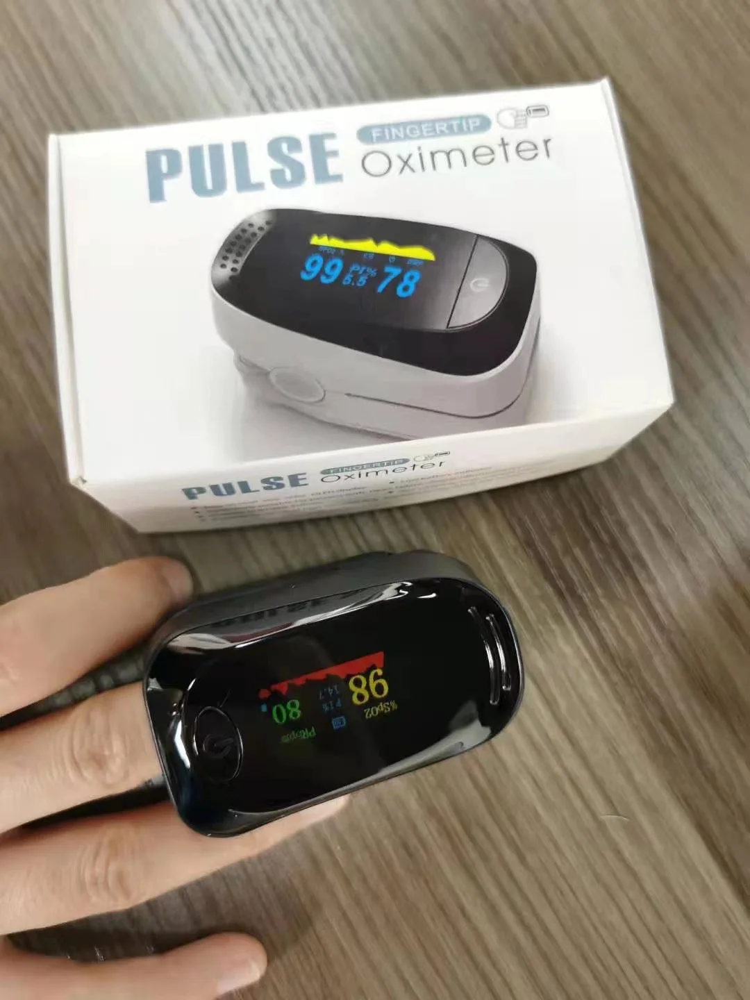 Пульсоксиметр spo2 светодиодный оксиметр с OLED TFT
