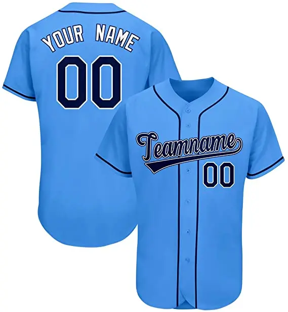 top sale custom logo 100% polyester mesh blank baseball jersey for men