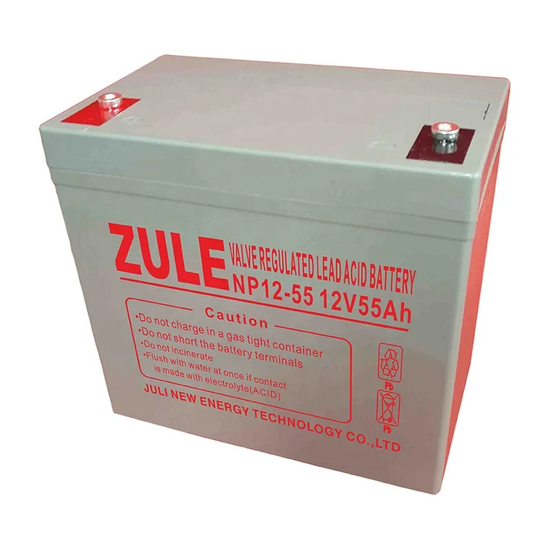 China Low Price Ups Vrla Lead Acid Batteries 12V55ah 12 Volt Battery