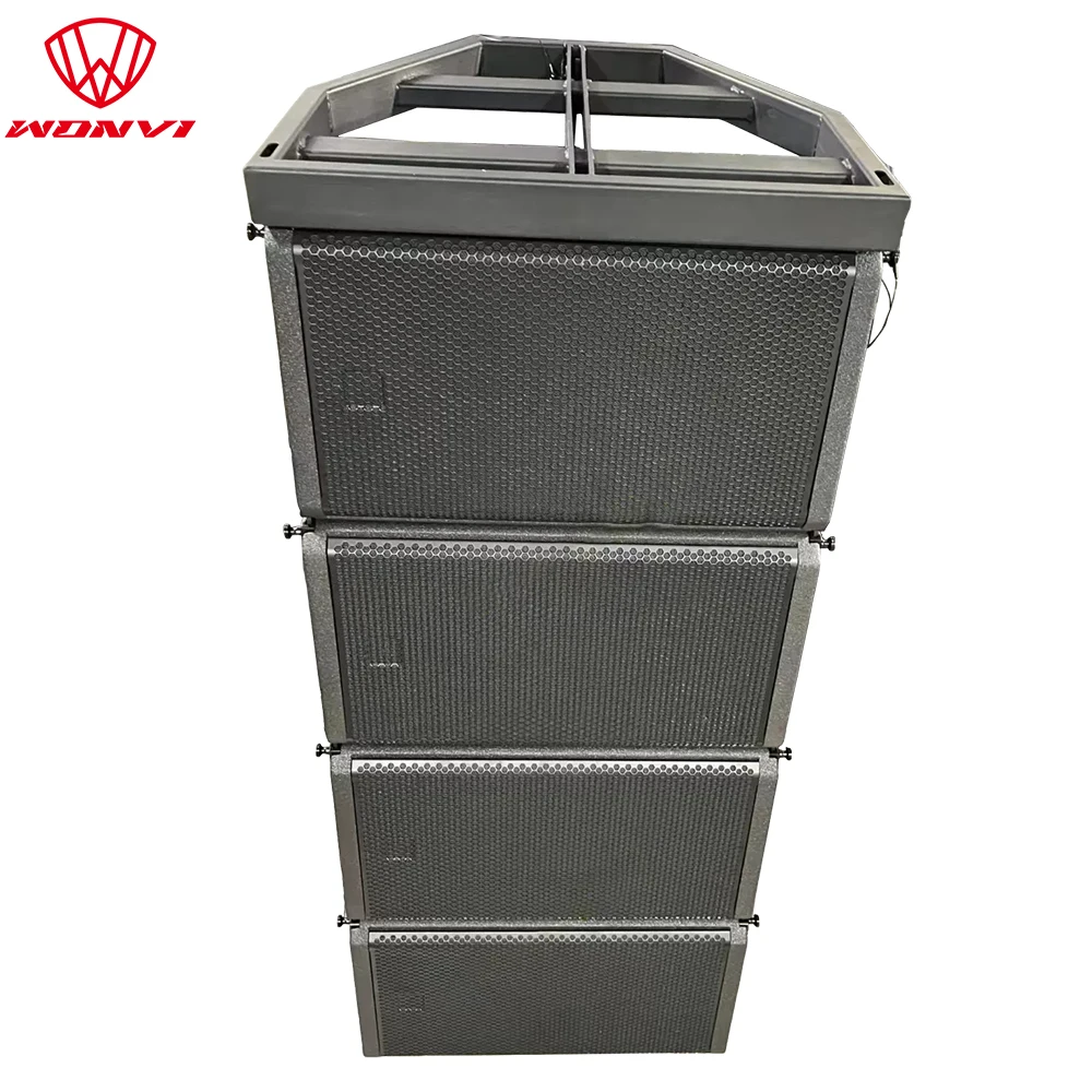 High Quality Dual 8 Inch Neo Active Line Array Sound System High Power Speaker