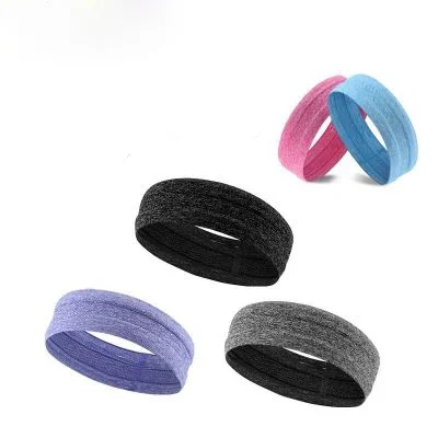 European and American sports headband sweat-absorbent running non-slip headband headscarf fitness yoga basketball headband