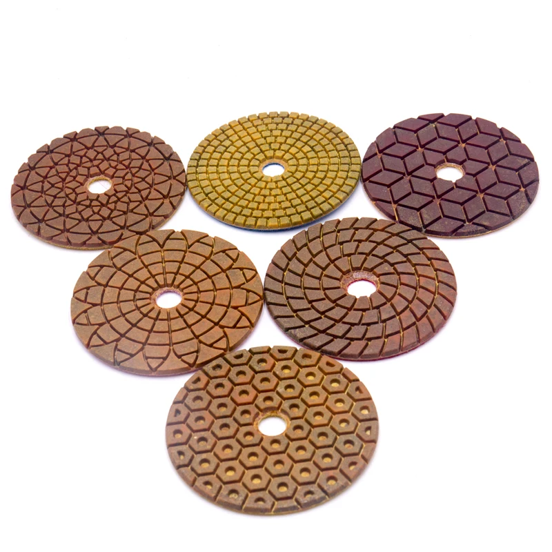 Good Gloss 150mm Metal Wet Polishing Pad for Glass and Artificial Stone