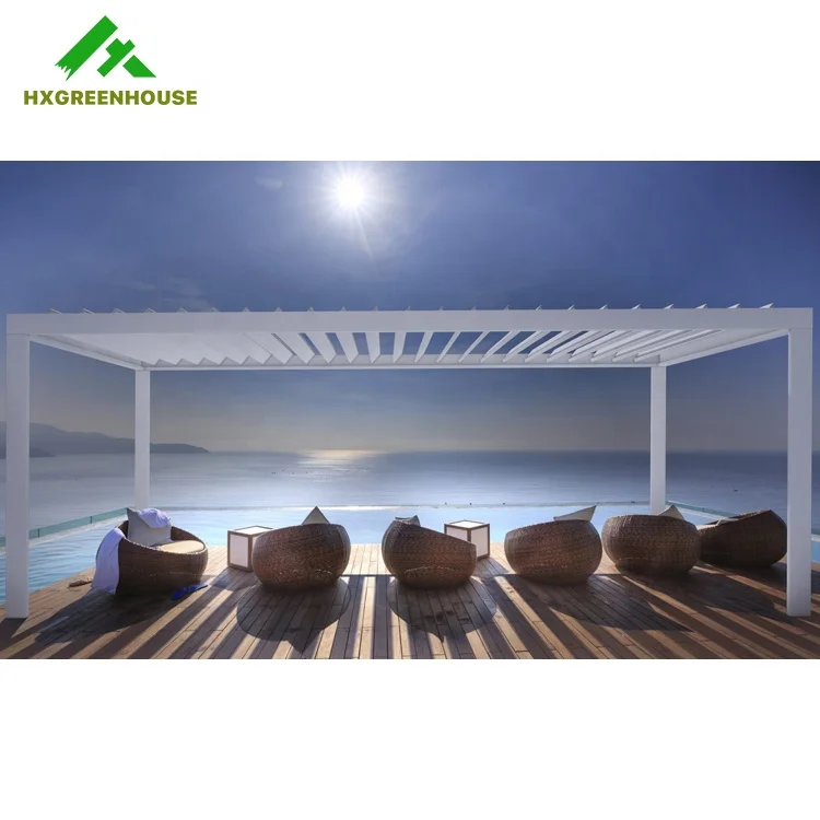 Carrefour  Bag Custom Spa Rooftop Extended Roof Side Panel Gazebo For Market Aluminium Outdoor Modern Pergola