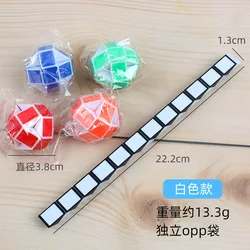 Folding Magic Snake Ruler Puzzle Antistress Cube Educational Toy for Kids Birthday Party Favors Goodie Bags School Reward#MR-03