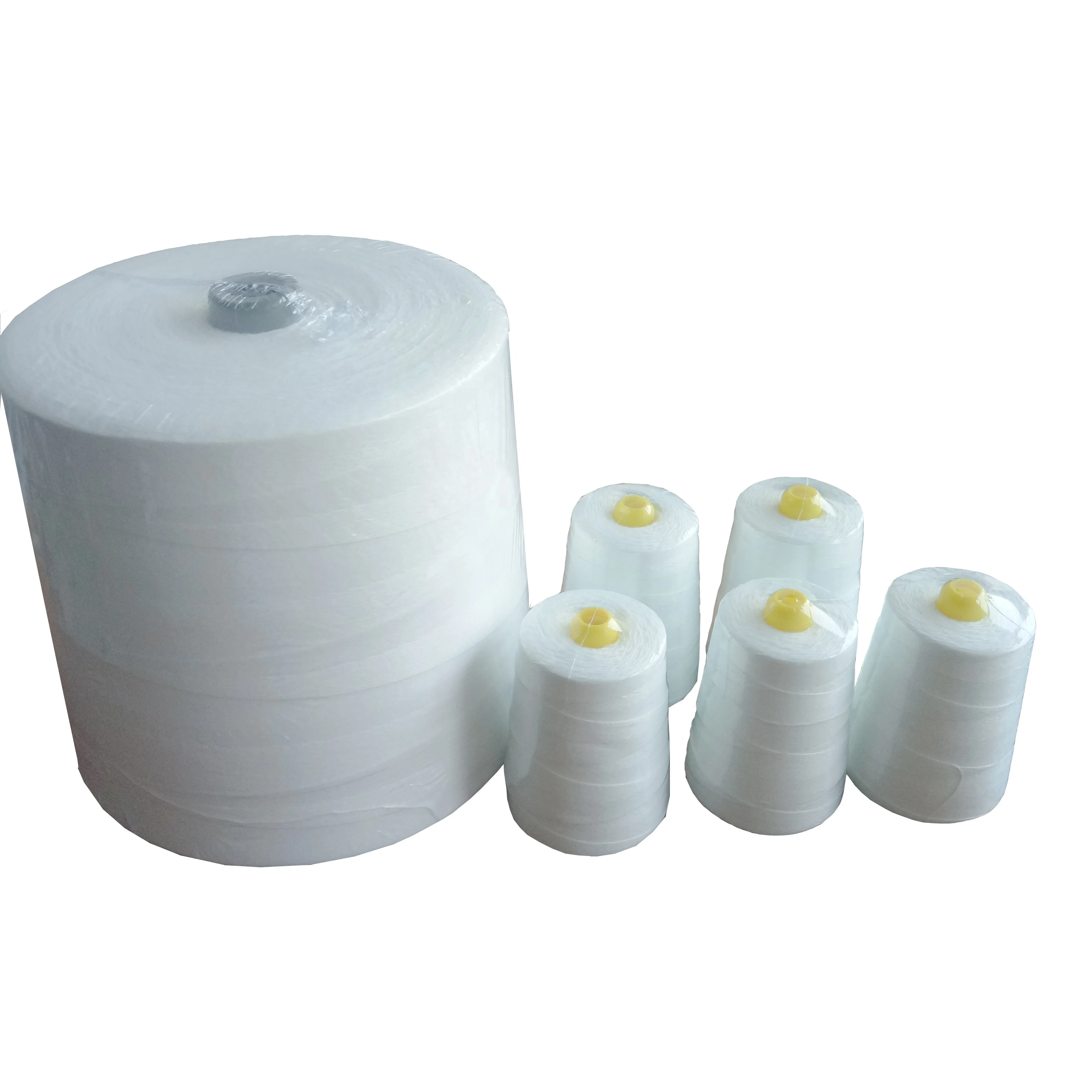 10s3 10s4  10s5  12s4  12s/5  20s6  20s12 pp woven bag sewing thread  100 spun polyester material sack closing line