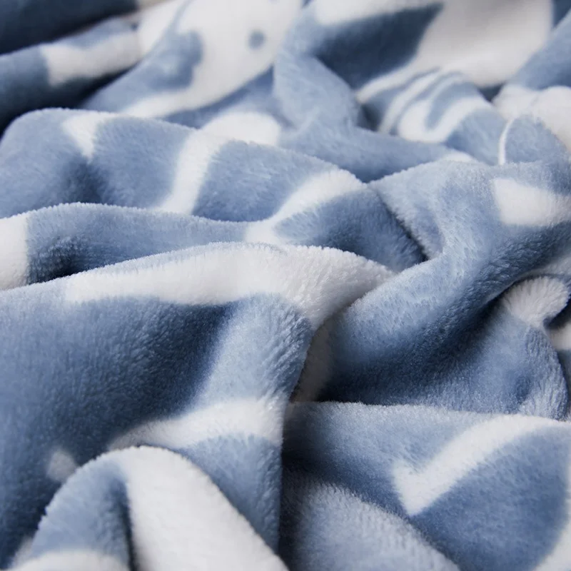 NEW design hot sale Custom Plush Throw Blanket Elephant Sherpa Fleece Blanket Double Fleece Blanket