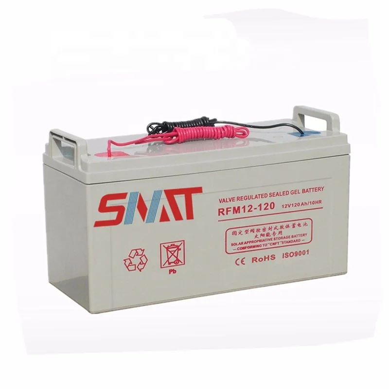 
120AH 12V Maintenance-free gel rechargeable battery polymer gel battery for solar energy systems 