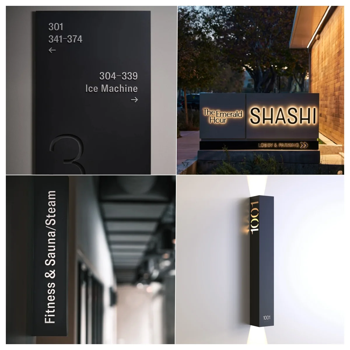 Cayu Apartment DND Doorplate Illuminated Light up Hotel Door Number Interior External Sign Plaques with Doorbell and Logo