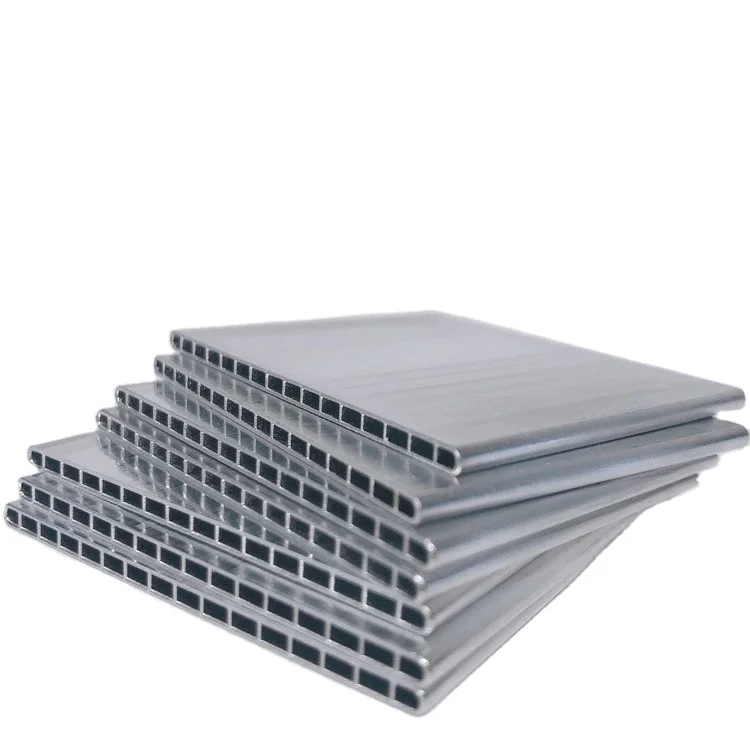 Auto Aluminum Spare Parts Heat Sink High Frequency Welded flat Tube