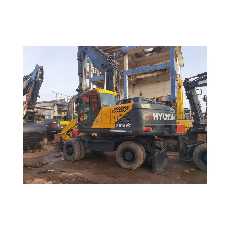 Used Korean Hot Sale Hyundai 210 210w-9t Used Excavators Used Hyundai 210w-9 Wheel Excavator Hyundai 210-9 Digger