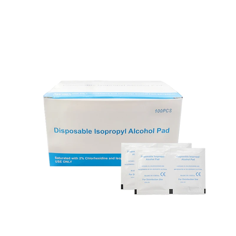 Medical Body Skin Antiseptic Wet Isopropyl-Alcohol 2% Chlorhexidine Gluconate CHG Wipes
