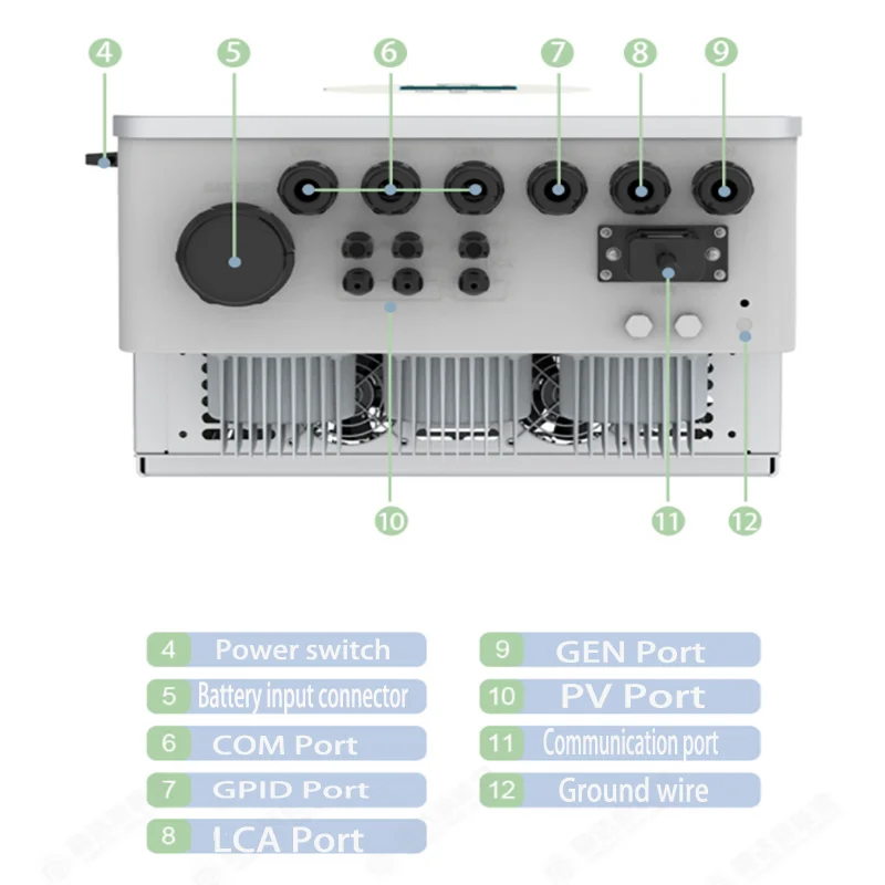 NEW Version Deye Inverter 5kw 6kw 8kw 10kw 12kw Hybrid Inverter SUN- 5 / 6 / 8 / 10 / 12 K-SG04LP3-EU