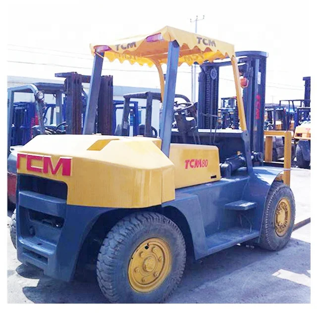 Used condition tcm 8t FD80 forklift used 6FD80 8t 6t 5t 4t 3t lifter for sale toyota fd80 fd50 fd30