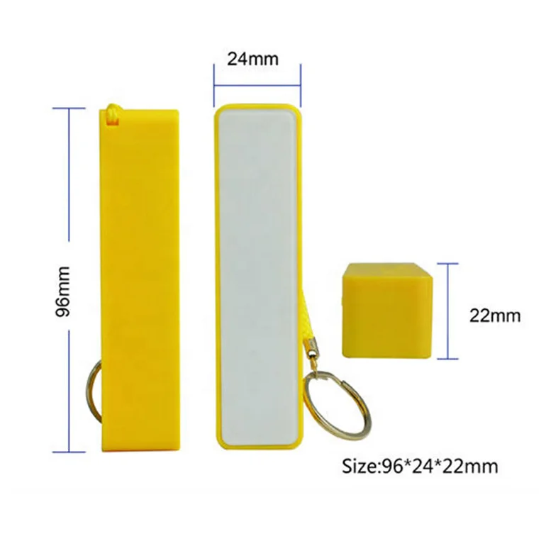 
Universal best promotion gift perfume portable charger mini 2600mah battery pocket Power Bank for iphone with keychain 